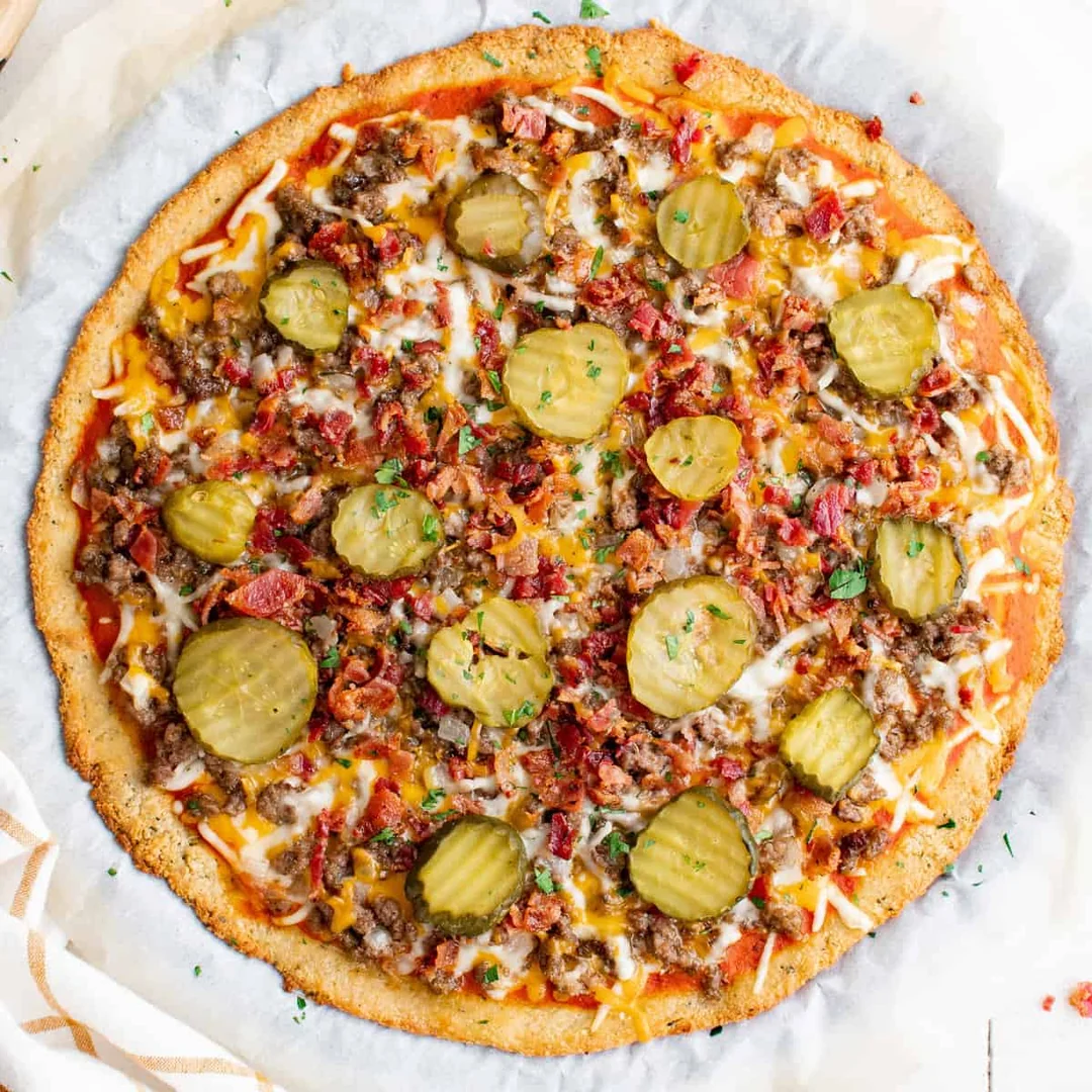 Cheeseburger Pizza