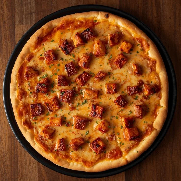 Chicken Chaat Aloo Pizza