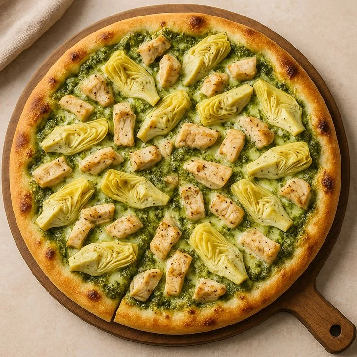 Pesto Chicken Pizza